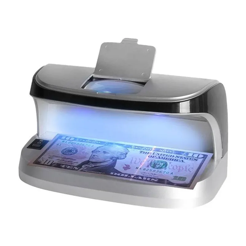 Détecteur de faux billets portable UV, MG et filigrane