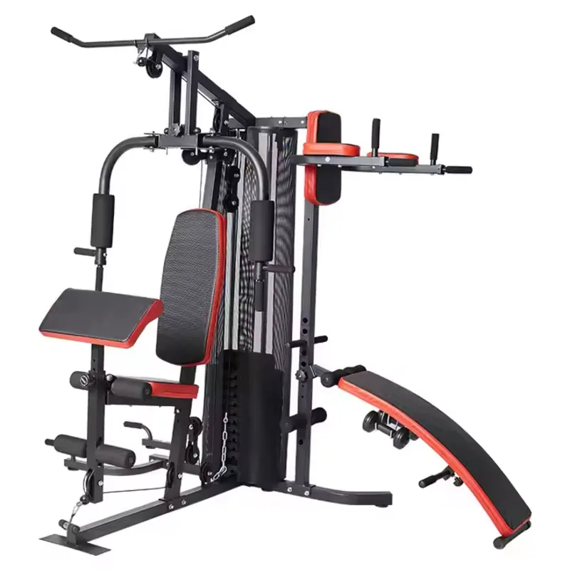 Station de musculation multifonction 4 postes pour la maison